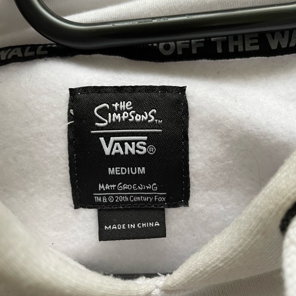 Vans x The Simpsons White Hoodie - Picture 5 of 5